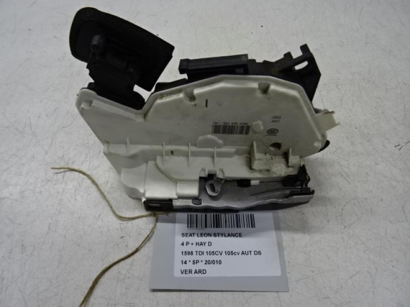 VERGRENDELING ACHTER RECHTS Seat LEON (3) (5F) 1/13 - 1/17