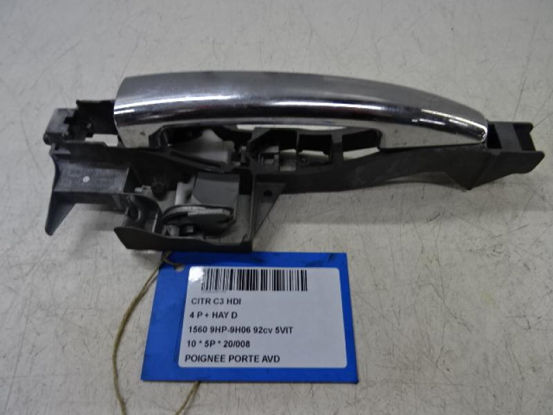 DOOR HANDLE FRONT LEFT Citroen C3 11/09 - 16