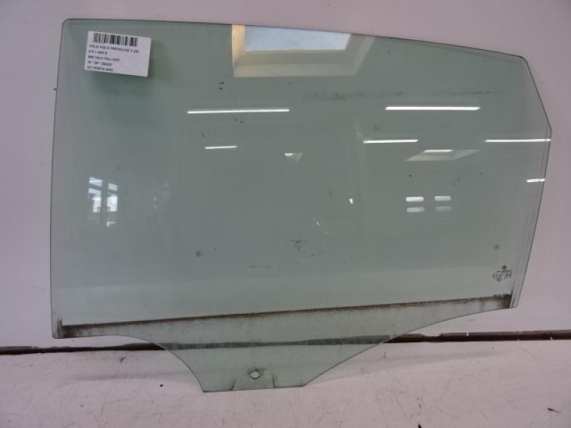 LEFT REAR DOOR WINDOW Vw POLO (6R) FaceLift 5/14 - 17