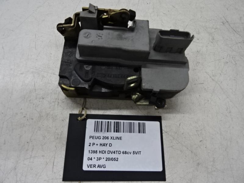 VERGRENDELING VOOR LINKS Peugeot 206 - 2/09