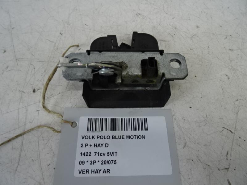 CENTRALE VERGRENDELING ACHTERKLEP Vw POLO (9N3) 5/05 - 5/09