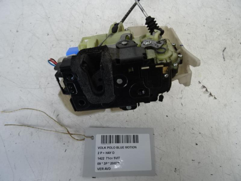 VERROUILLAGE DE PORTE AVANT DROITE Vw POLO (9N3) 5/05 - 5/09