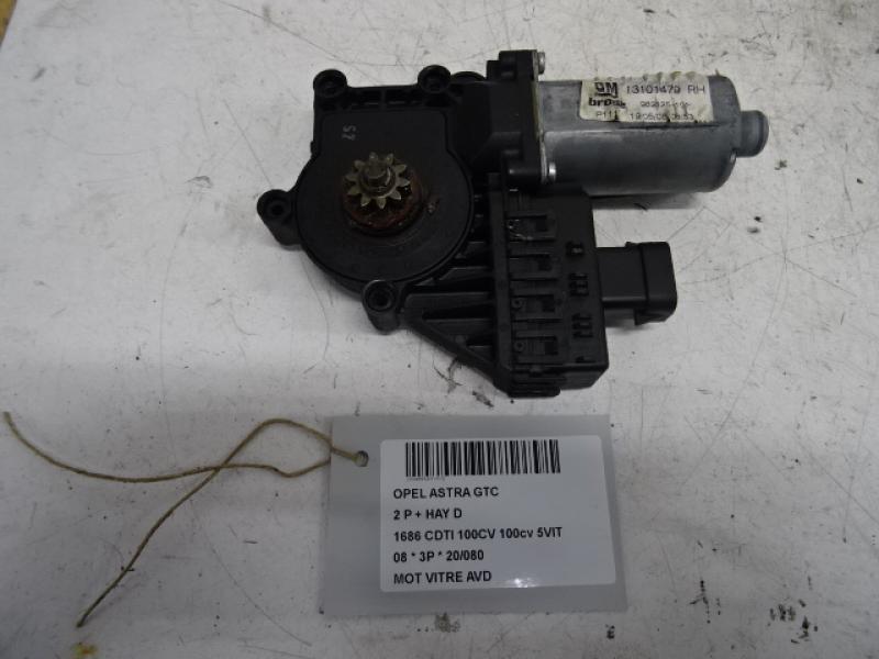 MOTOR RUITMECHANISME VOOR RECHTS Opel ASTRA H 3/05 - 10 3P/D