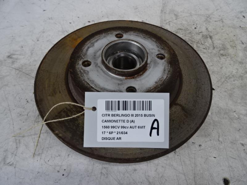 REAR BRAKE DISC Citroen BERLINGO 08 - 18