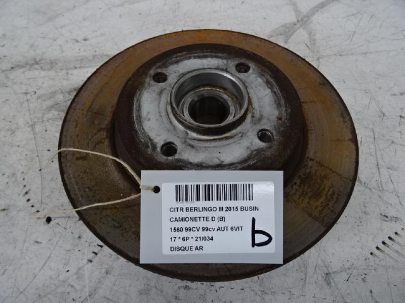 REAR BRAKE DISC Citroen BERLINGO 08 - 18