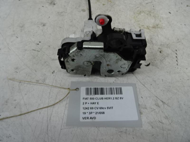 VERGRENDELING VOOR RECHTS Fiat 500 7/15+