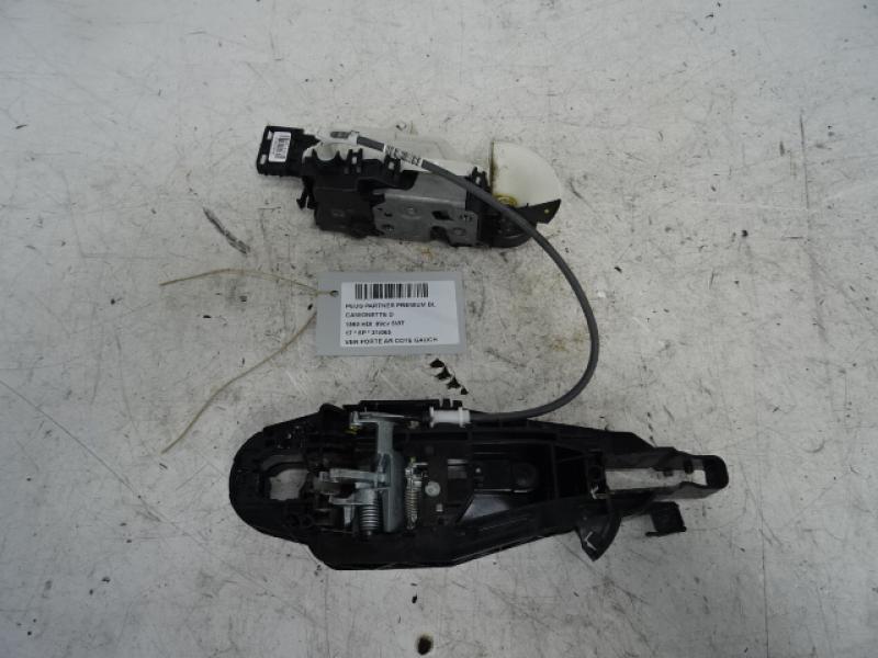 VERROUILLAGE DE PORTE ARRIERE COTE GAUCHE Peugeot PARTNER 08 - 18