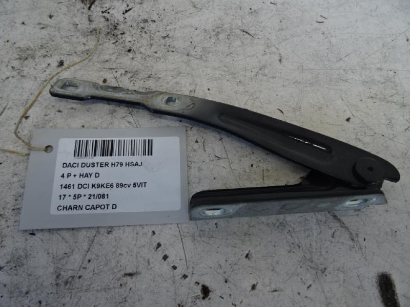 RIGHT HINGE BONNET Dacia DUSTER 4/10 - 18
