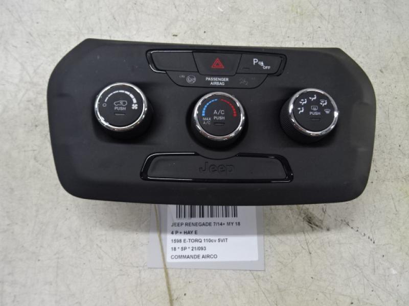 KLIMA SCHALTER Jeep RENEGADE (1) 7/14 - 9/2018