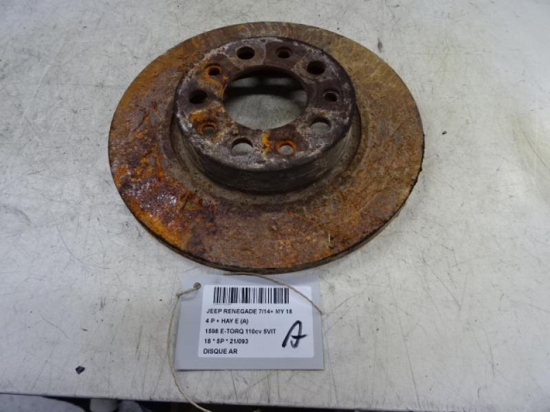 BREMSSCHEIBE HINTEN Jeep RENEGADE (1) 7/14 - 9/2018