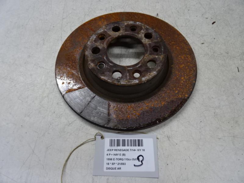 BREMSSCHEIBE HINTEN Jeep RENEGADE (1) 7/14 - 9/2018