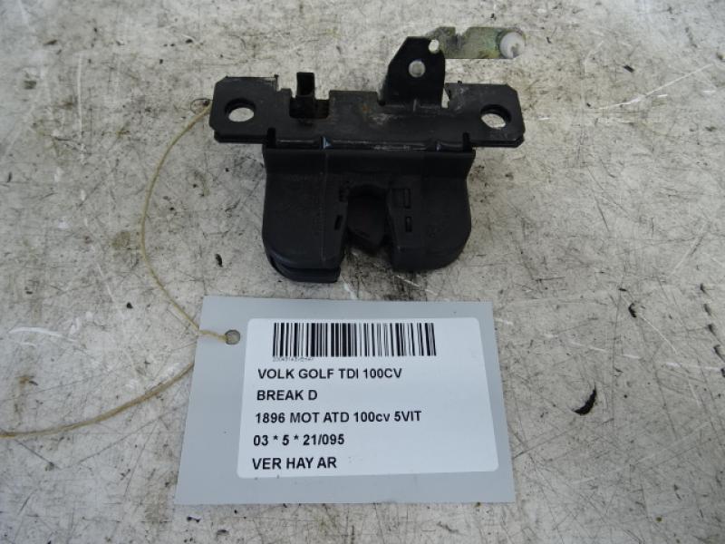CENTRALE VERGRENDELING ACHTERKLEP Vw GOLF IV 11/97 - 03
