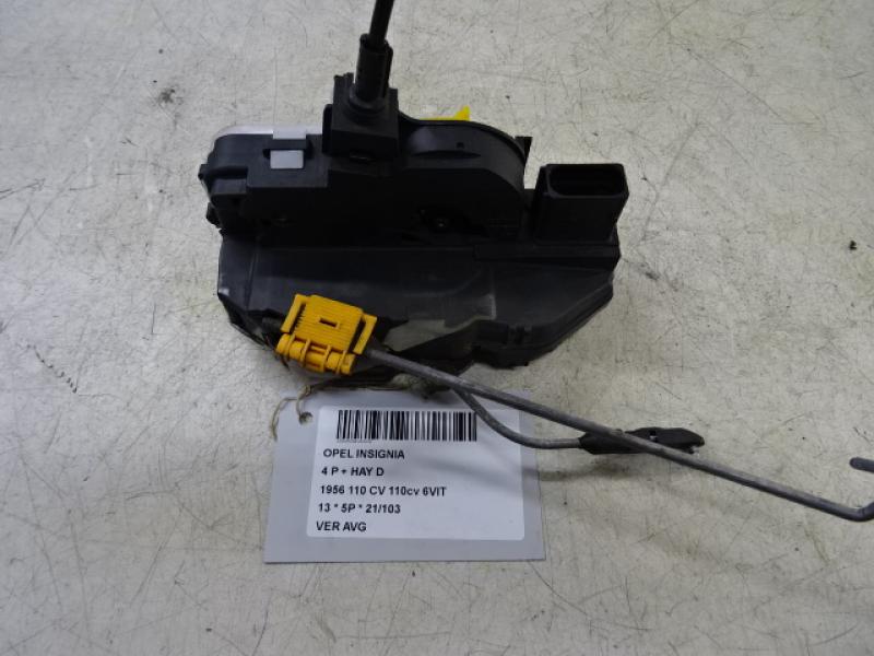 VERGRENDELING VOOR LINKS Opel INSIGNIA 11/13 - 17