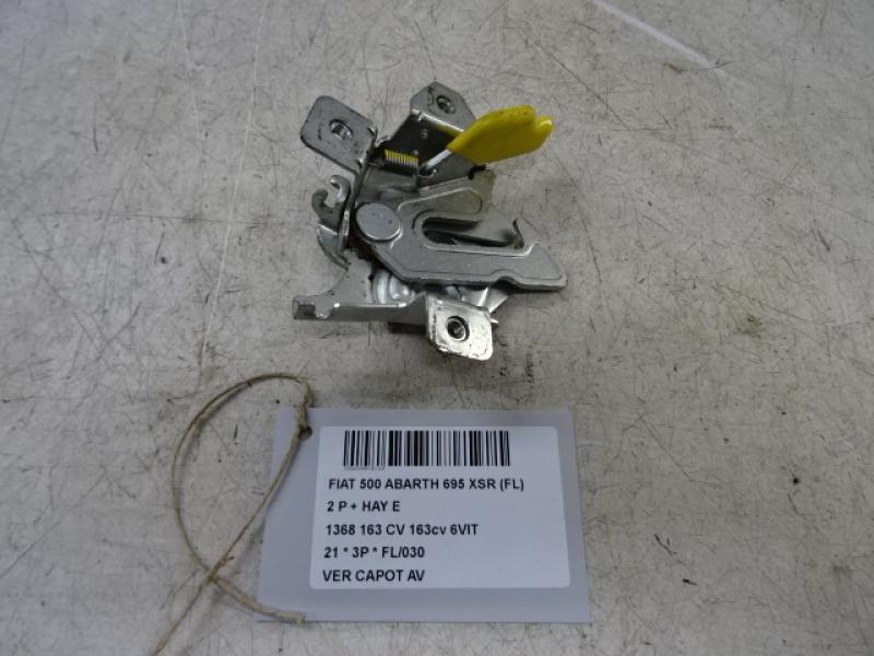 VERGRENDELING MOTORKAP Fiat 500 7/15+