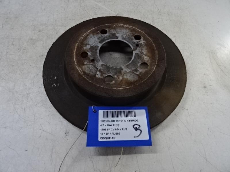 REAR BRAKE DISC Toyota C-HR (1) 11/16-10/19