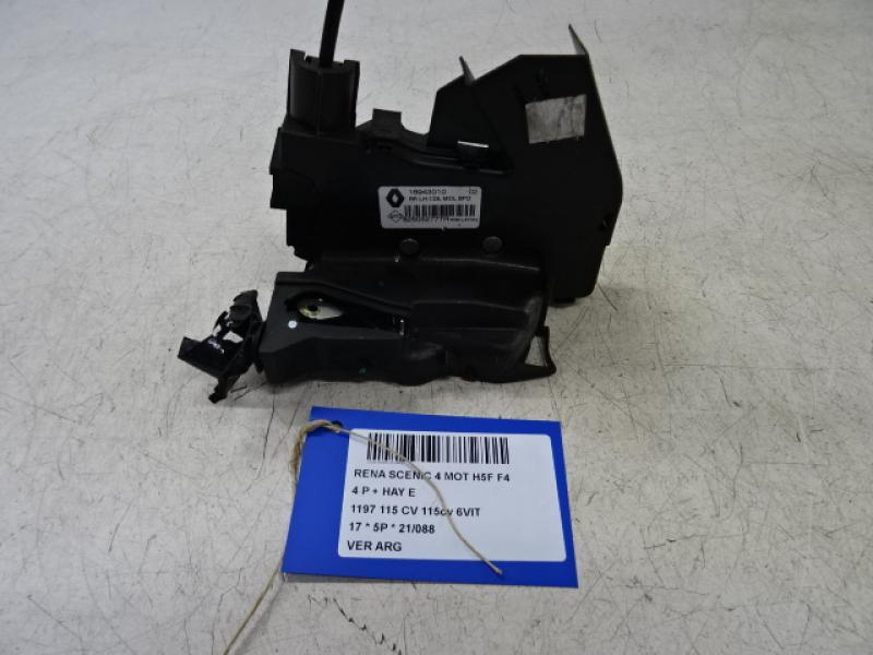 VERGRENDELING ACHTER LINKS Renault SCENIC 9/16+