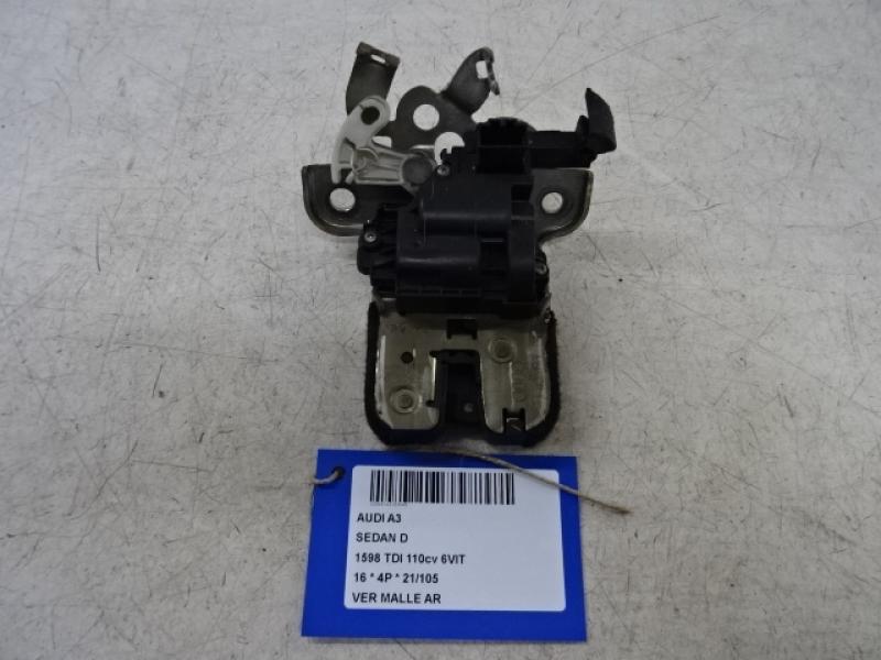 VERROUILLAGE DE MALLE ARRIERE Audi A3 4D 4/16 - 20