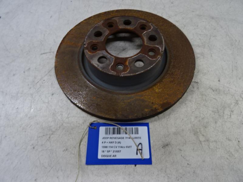 BREMSSCHEIBE HINTEN Jeep RENEGADE (1) 7/14 - 9/2018