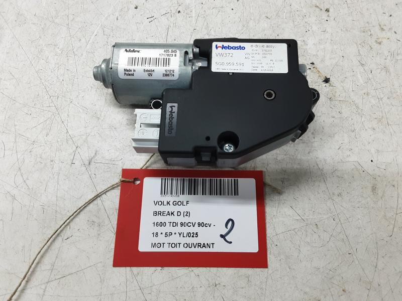 SUNROOF MOTOR Vw GOLF VII 1/17 - 2/20 FaceLift