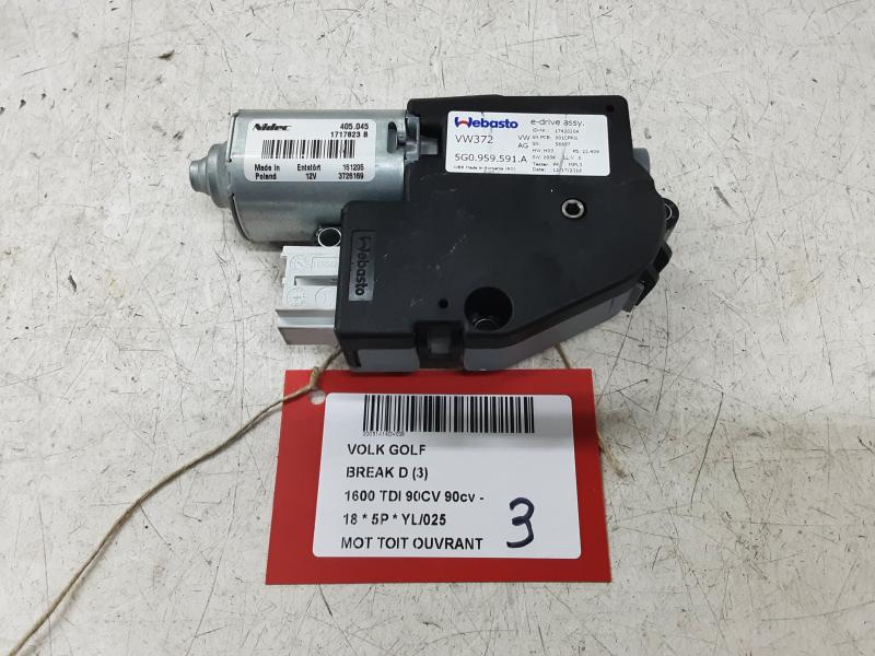 SUNROOF MOTOR Vw GOLF VII 1/17 - 2/20 FaceLift