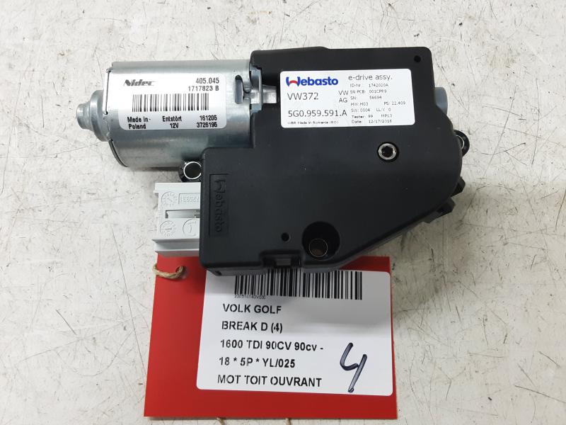 SUNROOF MOTOR Vw GOLF VII 1/17 - 2/20 FaceLift