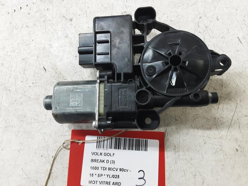 MOTEUR DE VITRE DE PORTE ARRIERE DROITE Vw GOLF VII 1/17 - 2/20 FaceLift