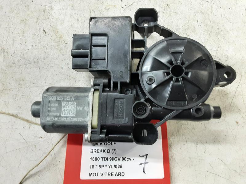 MOTEUR DE VITRE DE PORTE ARRIERE DROITE Vw GOLF VII 1/17 - 2/20 FaceLift
