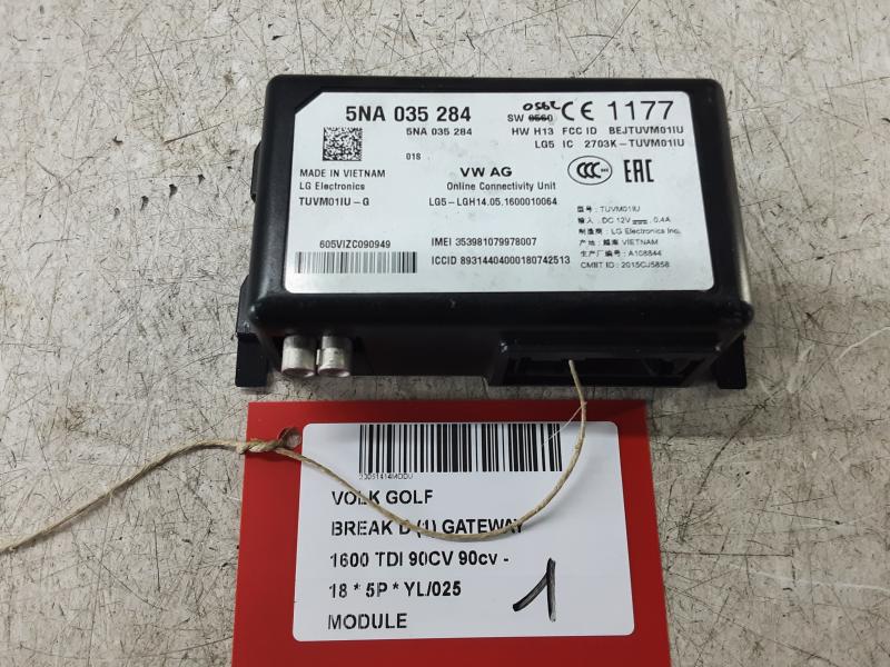 MODULE Vw GOLF VII 1/17 - 2/20 FaceLift