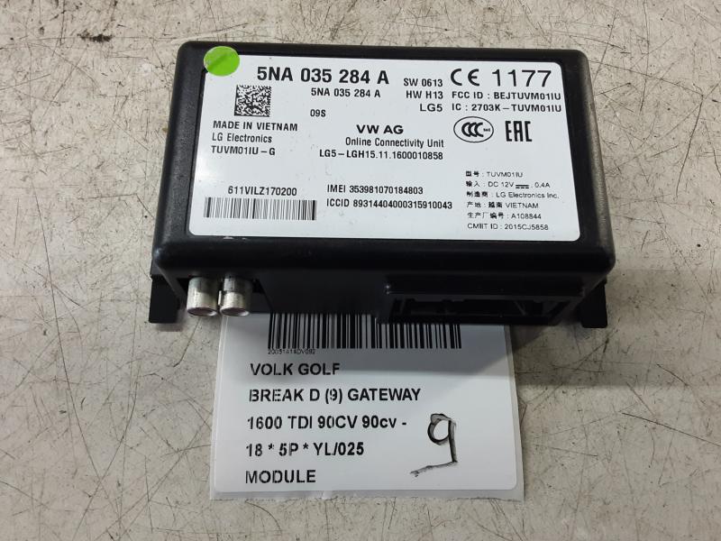 MODULE Vw GOLF VII 1/17 - 2/20 FaceLift