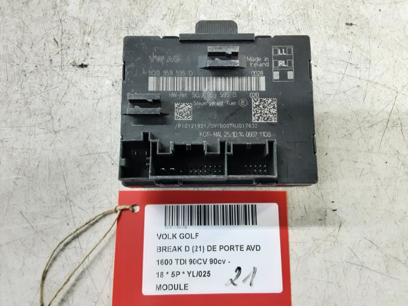 MODULE Vw GOLF VII 1/17 - 2/20 FaceLift