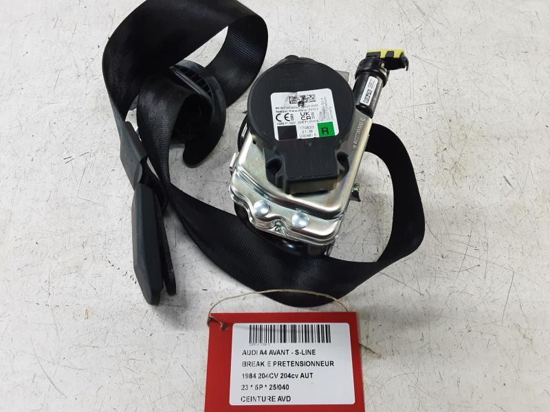 FRONT SEATBELT RIGHT Audi A4 09/19 - 25