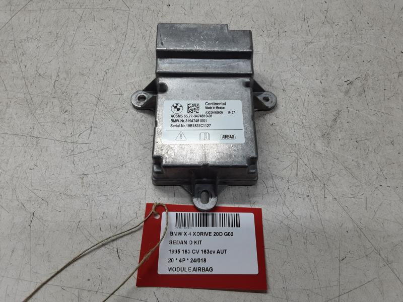AIRBAG MODULE Bmw X4 G02 04/18+