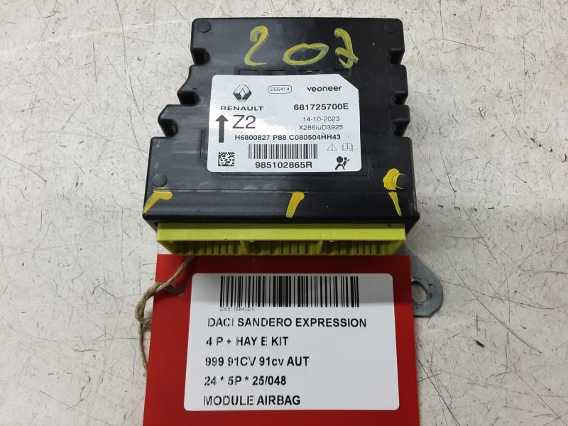AIRBAG MODULE Dacia SANDERO 1/21 +
