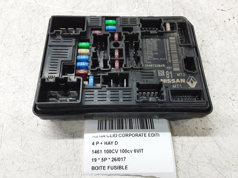 BOITE A FUSIBLES Renault CLIO V 06/19+