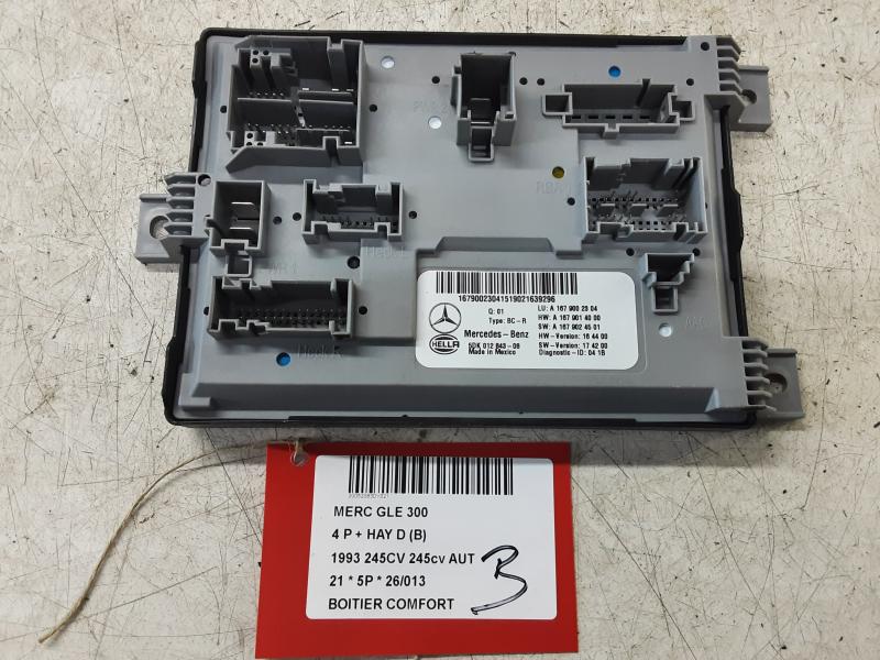 BOITIER CONFORT Mercedes-Benz GLE W167/C167 19+