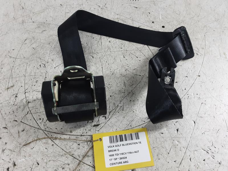 CEINTURE ARRIERE GAUCHE Vw GOLF VII 1/17 - 2/20 FaceLift