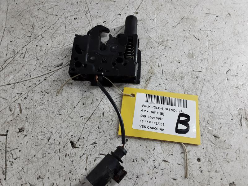VERGRENDELING MOTORKAP Vw POLO (AW/BZ) 10/17 - 9/21