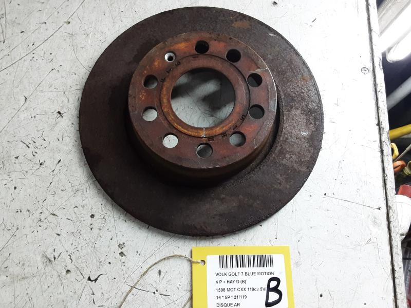 REMSCHIJF ACHTER Vw GOLF VII 11/12 - 17
