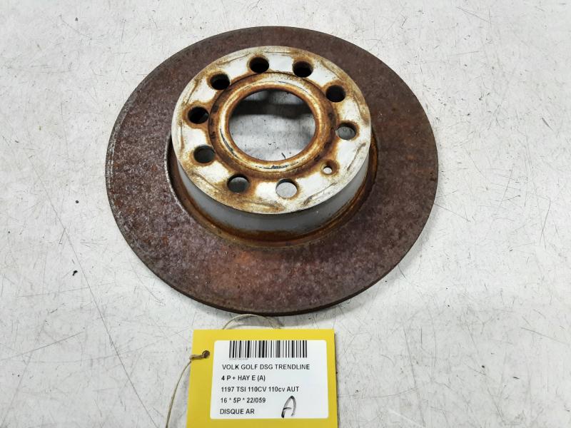 REMSCHIJF ACHTER Vw GOLF VII 11/12 - 17