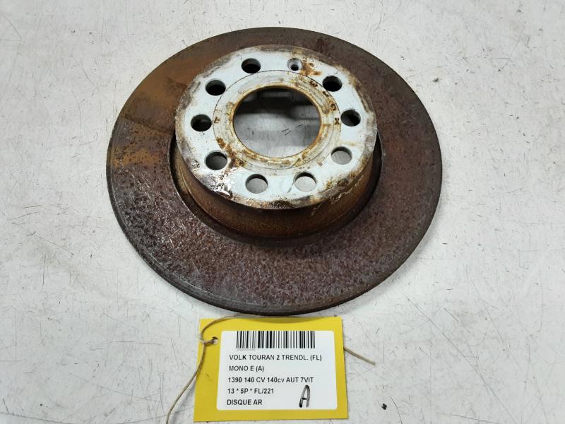 REMSCHIJF ACHTER Vw TOURAN 08/10 - 15