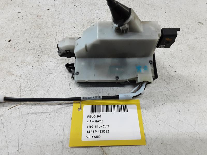 VERROUILLAGE DE PORTE ARRIERE DROITE Peugeot 208 3/12 - 7/15