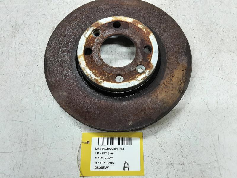 REMSCHIJF VOOR Nissan MICRA 3/17+ K14