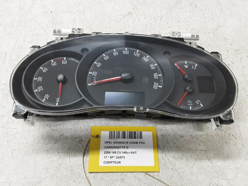 KM TACHO-KOMBIINSTRUMENT Opel MOVANO 10+