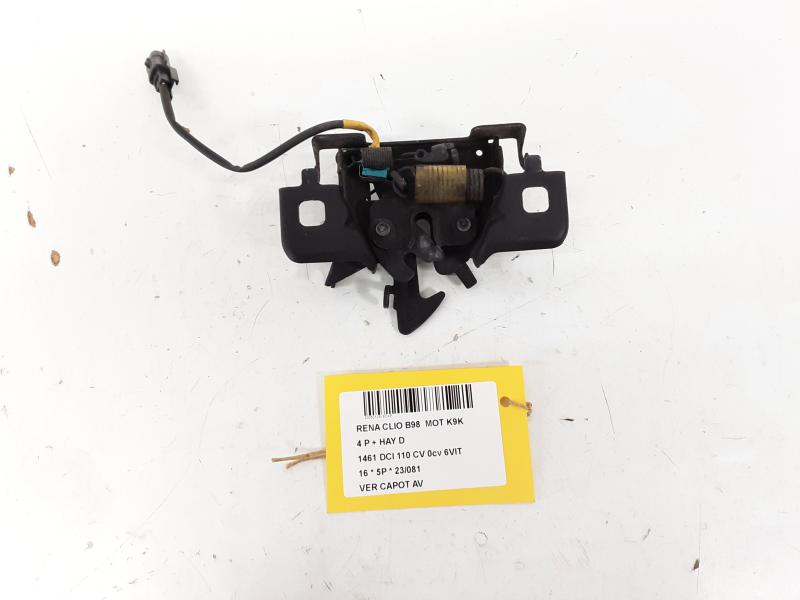 VERGRENDELING MOTORKAP Renault CLIO IV 7/16 - 20 FaceLift
