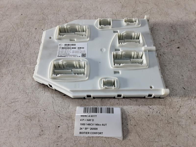 BOITIER CONFORT Mercedes-Benz A W177 FaceLift 2/23+