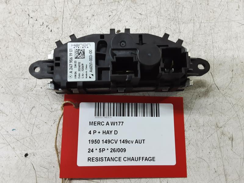 HEATER RESISTOR Mercedes-Benz A W177 FaceLift 2/23+