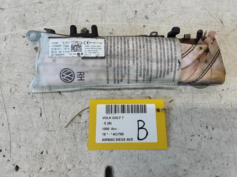 AIRBAG STOEL RECHTS VOOR Vw GOLF VII 1/17 - 2/20 FaceLift