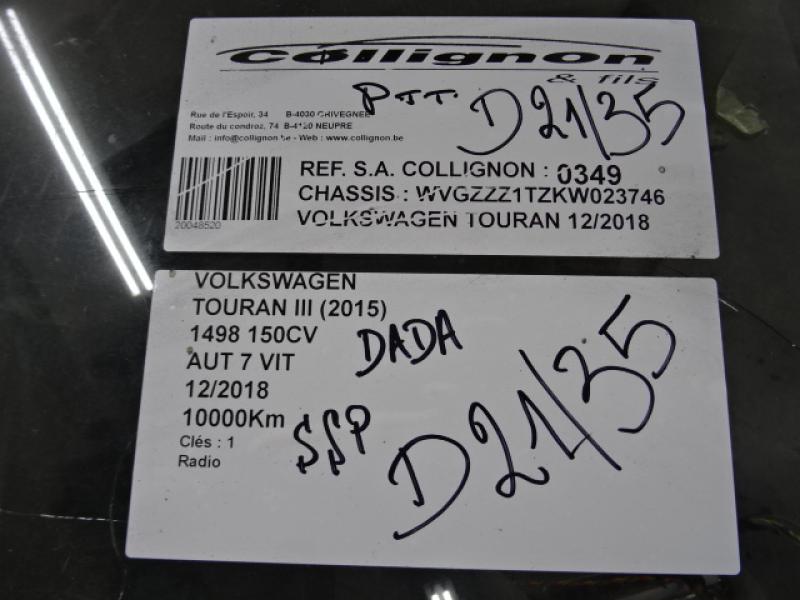 Vw TOURAN 09/15+ 