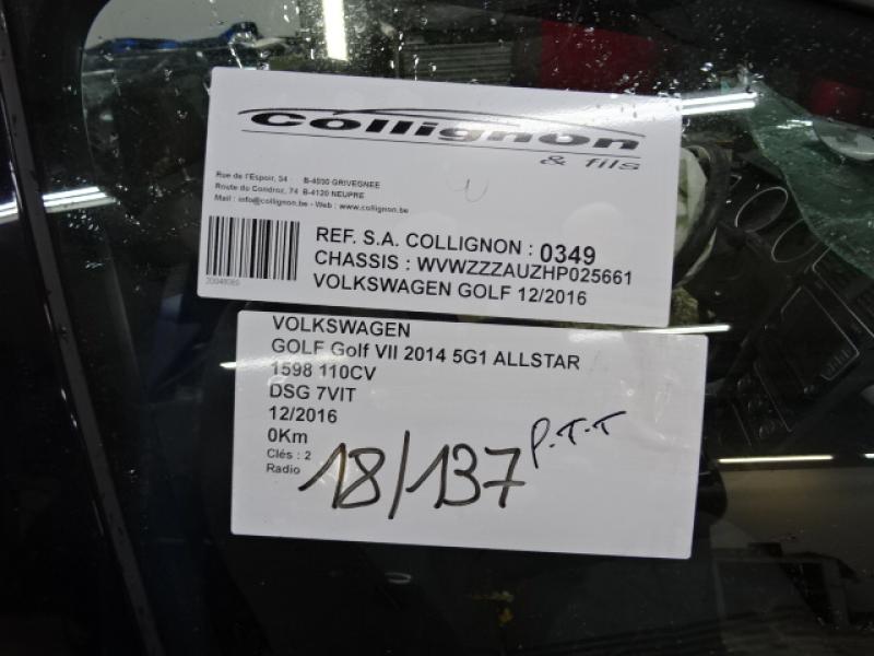 Vw GOLF VII 11/12 - 17 