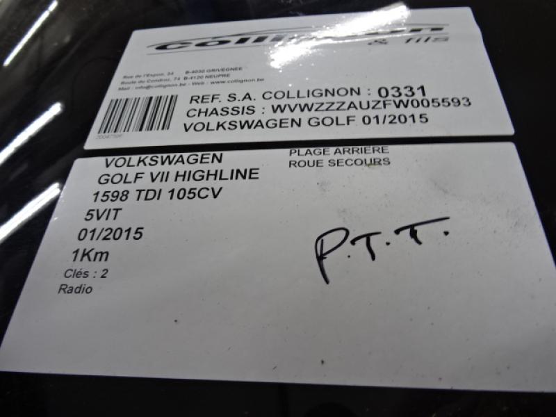 Vw GOLF VII 11/12 - 17 